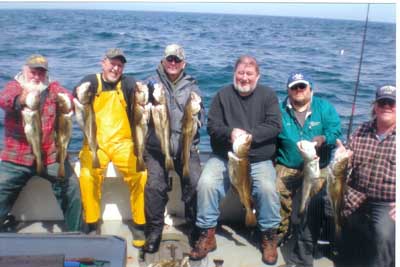 Fishing Group with Cod
